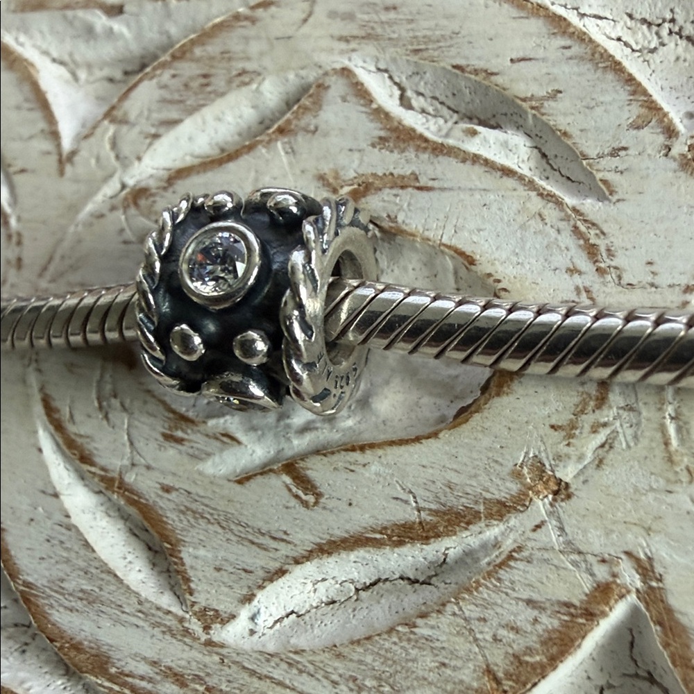 Pandora Oxy Crown Silver Charm